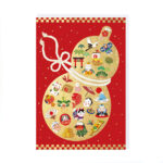 和風クリスマスカード　C200-408